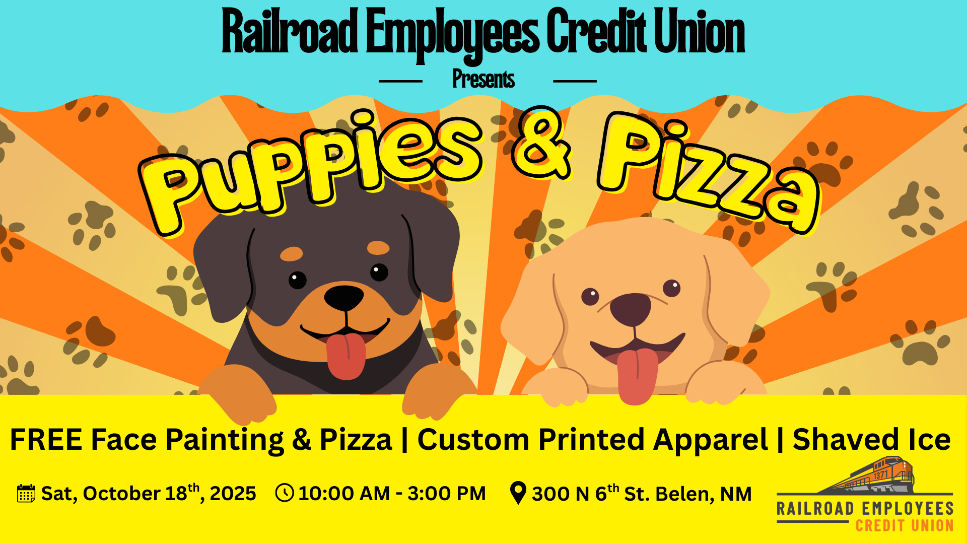 RECU Puppies&Pizza 2025 (event cover fb)